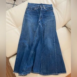 Levi’s long denim skirt